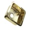 Nantucket Sinks Sink, Brass, 16.625" W x 16.625" L x 7.375" H SQRB-7 - alternate 5